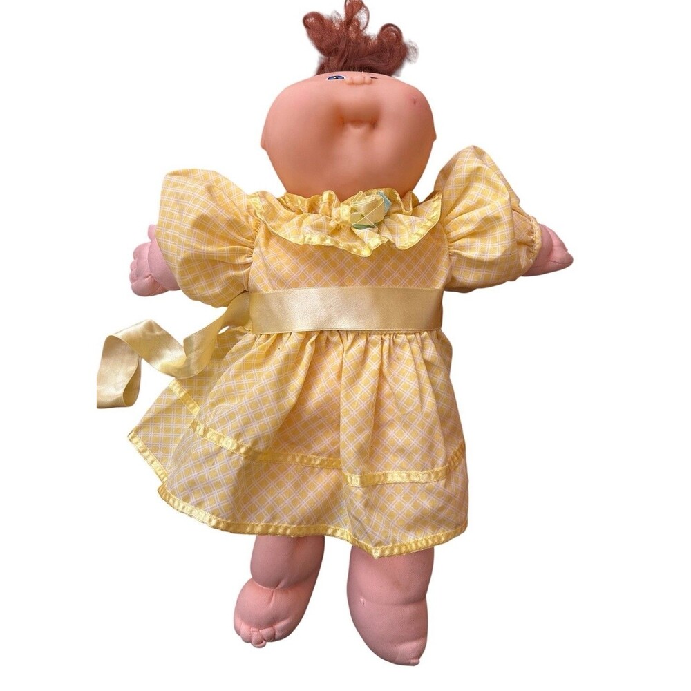 Vintage Cabbage Patch Doll 1988 Brown Curly Hair